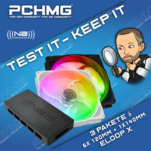 PCHMG X Noiseblocker Test it Keep it  - PCHMG X Noiseblocker Test it Keep it 
