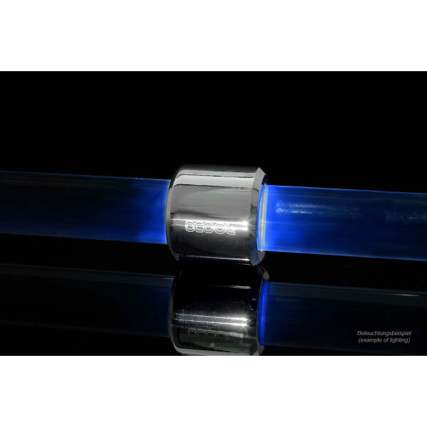 Alphacool Aurora HardTube LED Ring 16mm Chrome UV