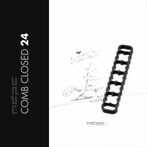 MDPCX Cable Combs 24 Closed Black