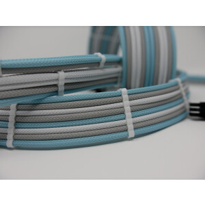 16Pin (8+8) PCIE - Handmade Sleeves (Verl&auml;ngerungen)