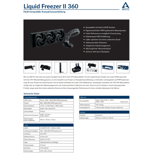 Arctic Liquid Freezer II - 360mm