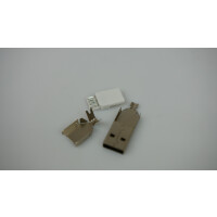 USB Typ-A - Stecker &amp; Abdeckung Set