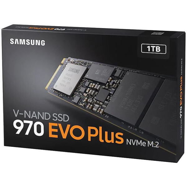 1000GB Samsung 970 Evo Plus M.2 2280 PCIe 3.0 x4 NVMe 1.3 3D-NAND TLC