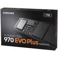 1000GB Samsung 970 Evo Plus M.2 2280 PCIe 3.0 x4 NVMe 1.3 3D-NAND TLC