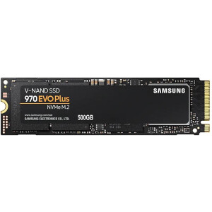 500GB Samsung 970 EVO plus NVMe SSD M.2