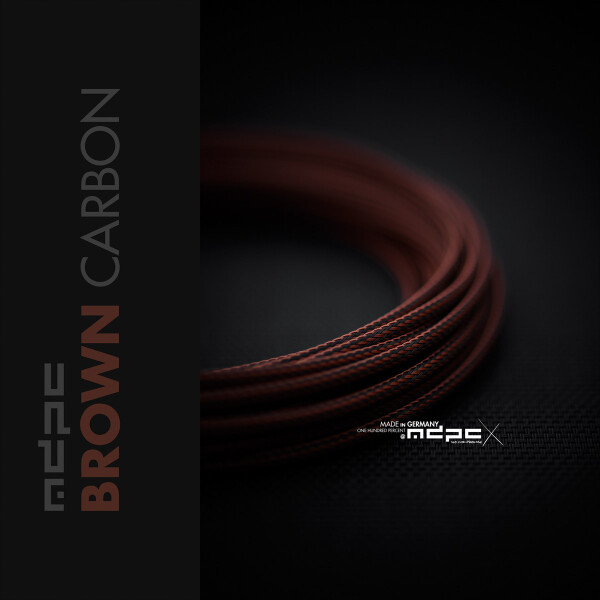 MDPCX Sleeve I Small I 1meter Brown Carbon